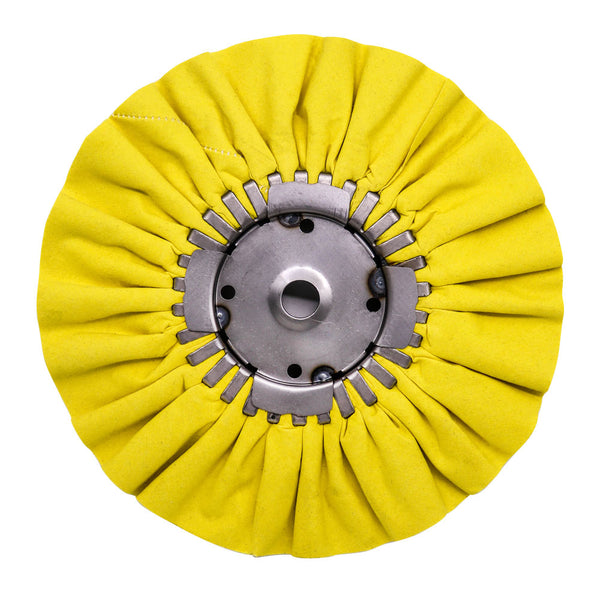 Pack of 5 Airway Buffing Wheels for metal polishing, ideal for aluminum and stainless steel, with a 10% bulk discount.