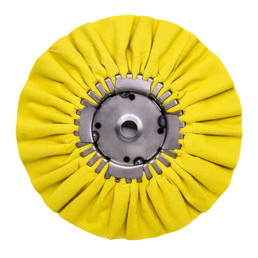 Renegade Products USA Yellow Airway Buffing Wheel with Center Plate - Professional Buffing Tool for Precise Polishing and Finishing