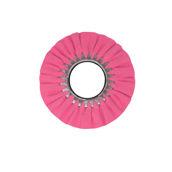 Case Pack of 5 Airway Buffing Wheels for professional metal polishing with a 10% bulk discount, suitable for various metals.