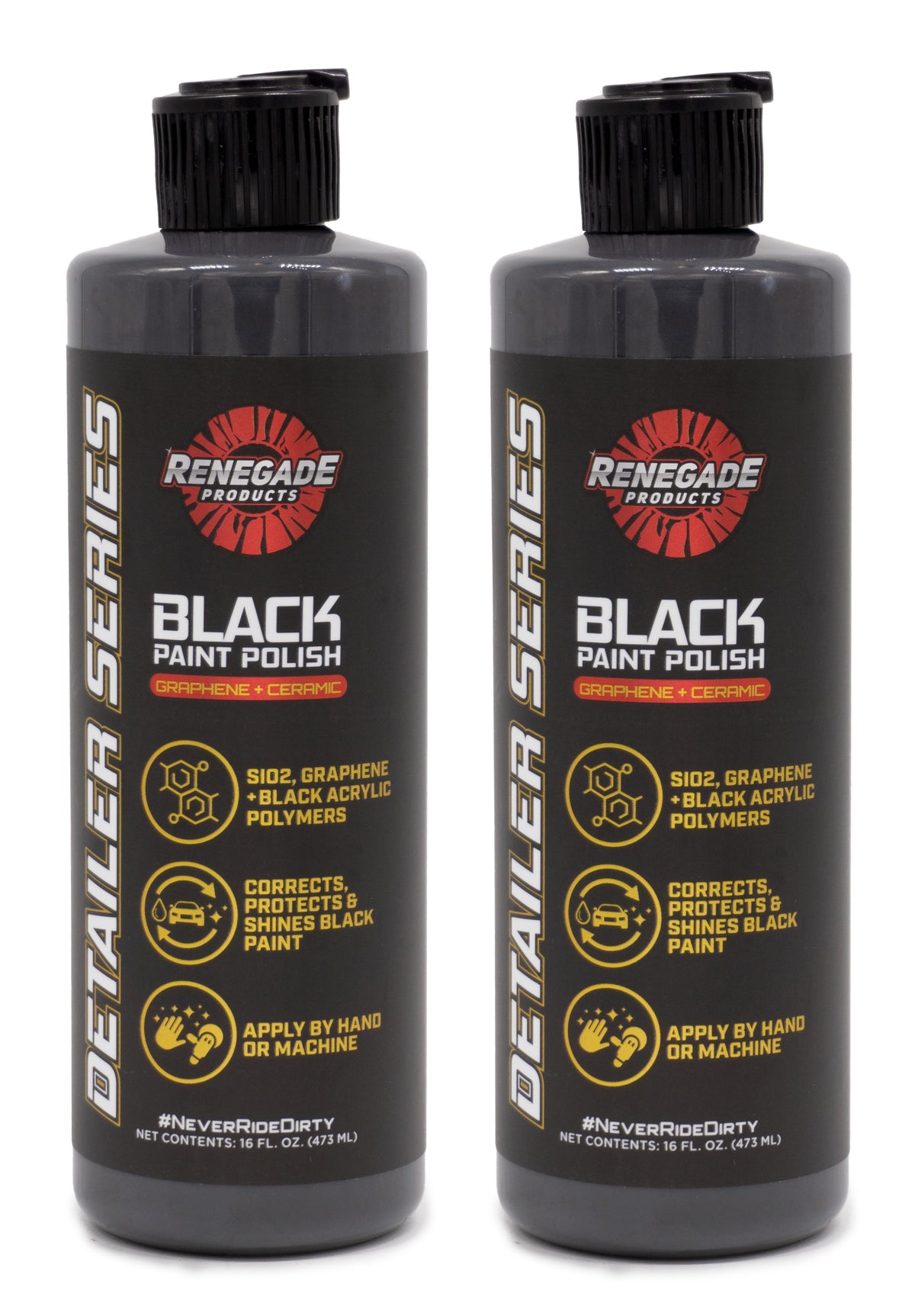 Graphene &amp; Ceramic Black Paint Polish 16 Oz