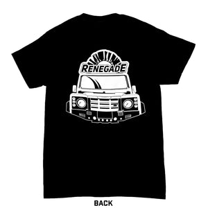 Back of Renegade Products Unisex "Defender" Shirt (Labeled)