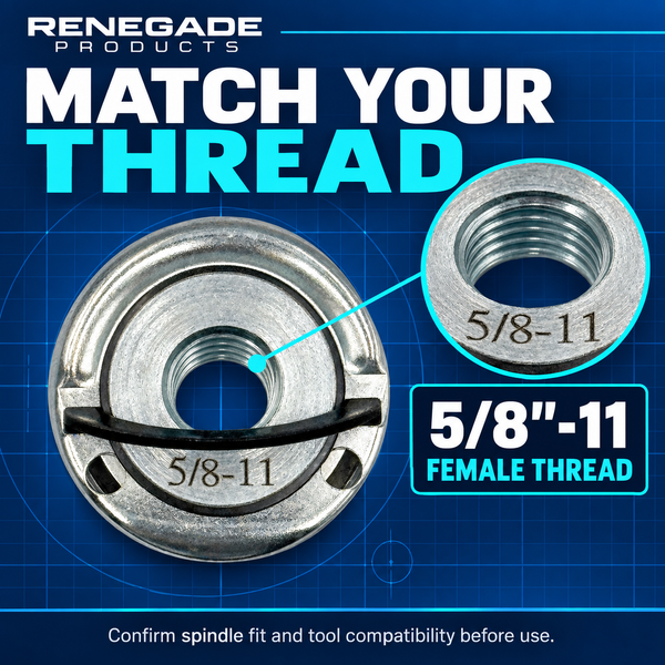 EZ Lock Nut for Angle Grinders