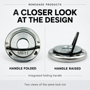EZ Lock Nut for Angle Grinders