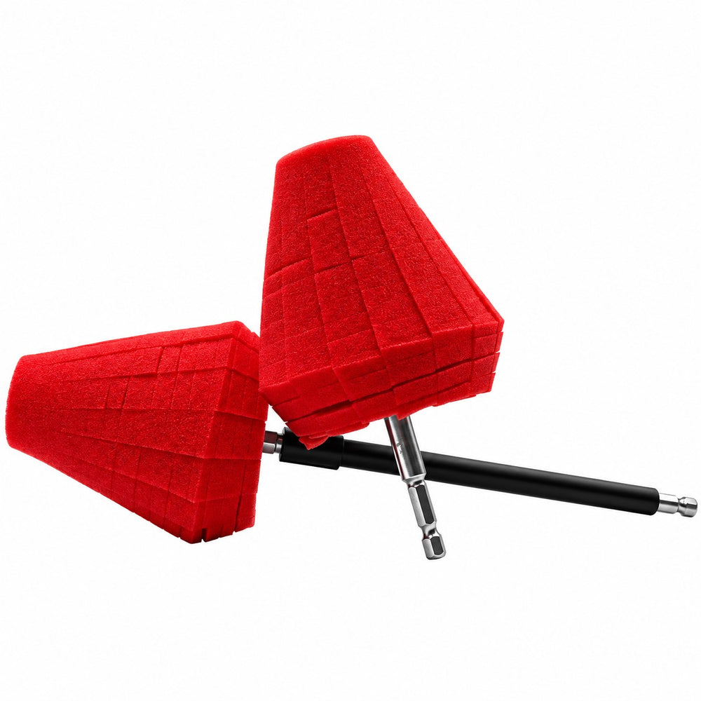 4-Inch Foam Polishing Cone with 1/4" Hex Attachment