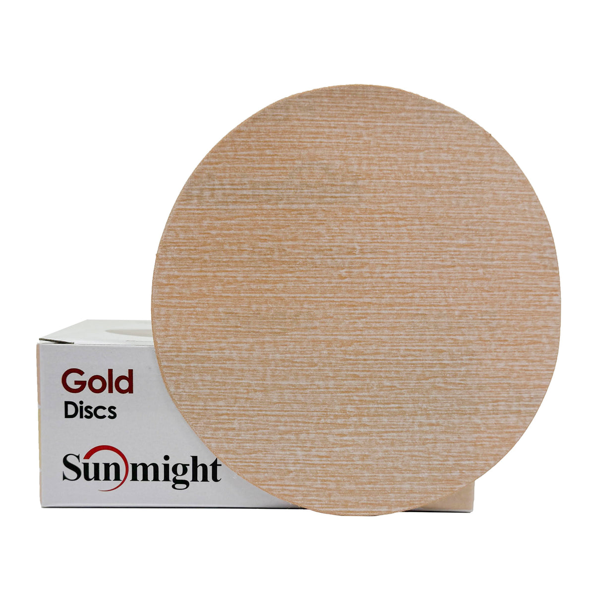 6&quot; Sunmight Gold and Film Sanding Discs (Hook &amp; Loop) | Box of 50