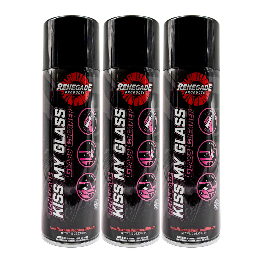 Limpiacristales en aerosol Renegade Kiss My Glass