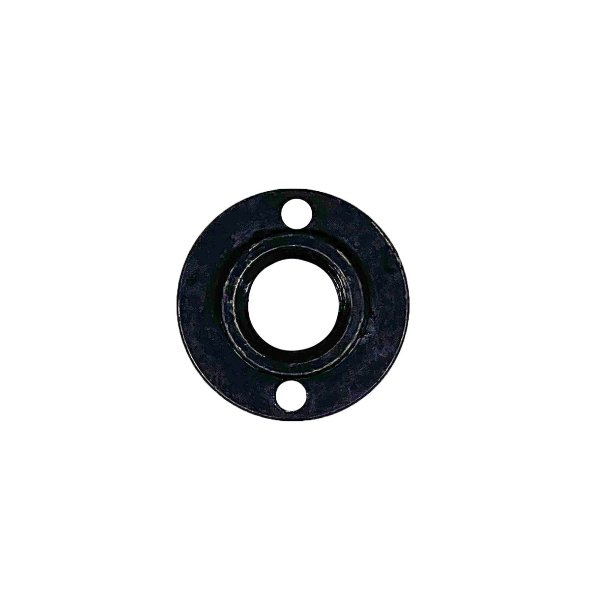 Single black 5/8 inch-11 Lock Nut for Angle Grinders, essential for secure fastening and smooth operation of your grinding tasks.