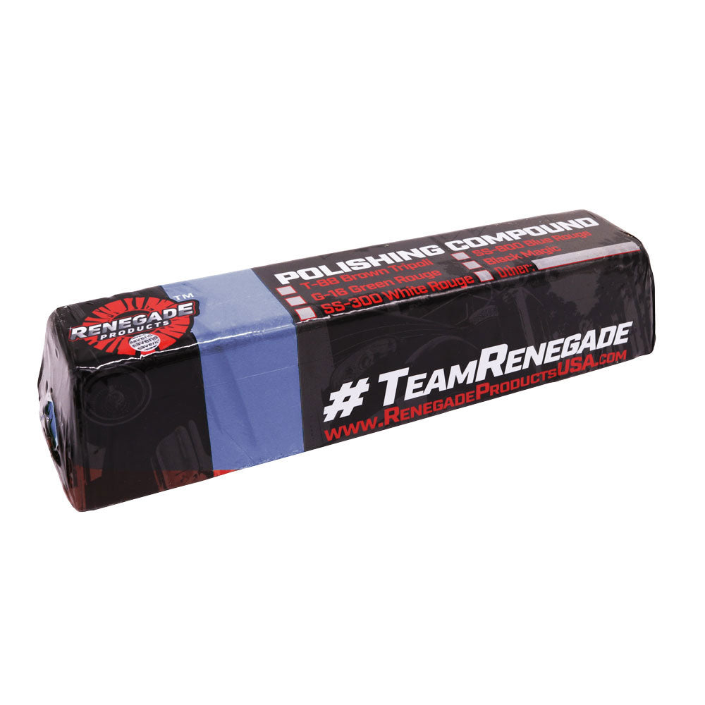 Assorted Renegade finishing compound bars and tubes for metal polishing