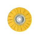 6-inch Mini Airway Buffing Wheels for precise polishing on metal surfaces with variable speed grinders.