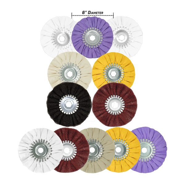 6" Mini Airway Buffing Wheels