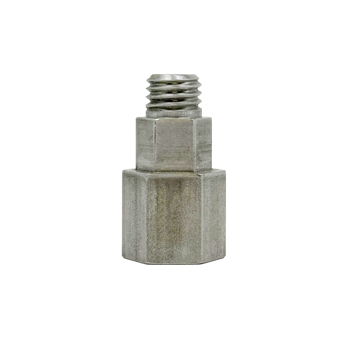 Close-up image of the 2-inch Hex Flange Adapter for Mini Airway Buffing Wheels, essential for secure and efficient tool operation.