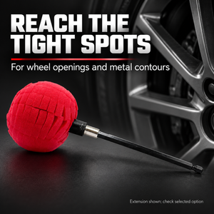 Renegade Drill-Powered Polishing Ball - High-Shine Metal & Wheel Detailer