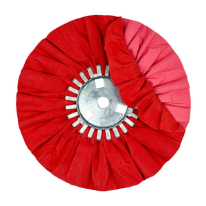 Assorted Combination Airway Buffing Wheels for metal polishing, available in various colors and materials for different stages of polishing.