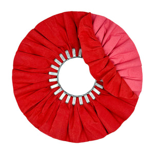 Assorted Combination Airway Buffing Wheels for metal polishing, featuring various colors and materials for different buffing stages.