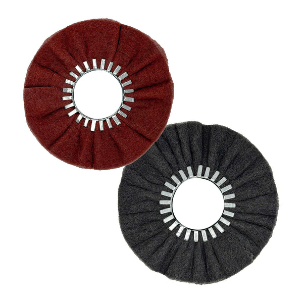Ultra-Fine and Very Fine Satin Airway Buffing Wheel for Angle Grinders