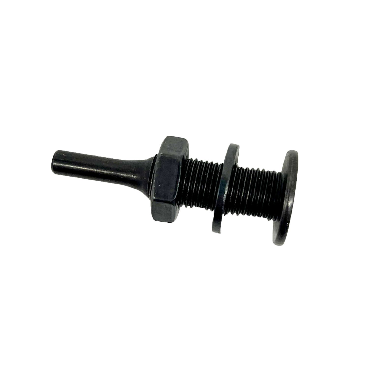 Alt text: Renegade 1/2-inch Mandrel Attachment for Mini Buffing Wheels, featuring a 1/4-inch shank and durable steel construction.