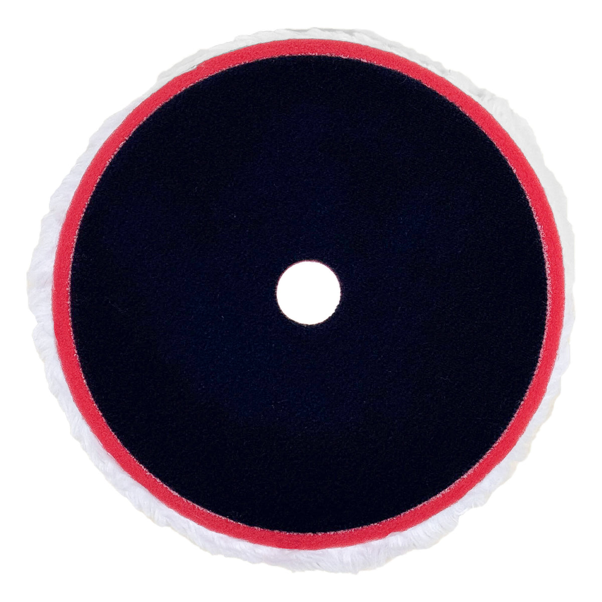 Stack of synthetic wool polishing pads for metal and paint, ideal for even polish distribution.