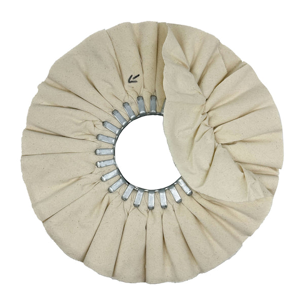 Assorted Combination Airway Buffing Wheels designed for metal polishing with varying stiffness and colors for different stages.