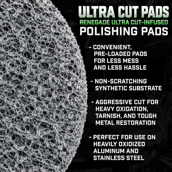 Ultra Cut Pads: Ultra Cut-Infused Polishing Pads