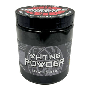 Container of Renegade Whiting Powder for cleaning and polishing various metal surfaces.
