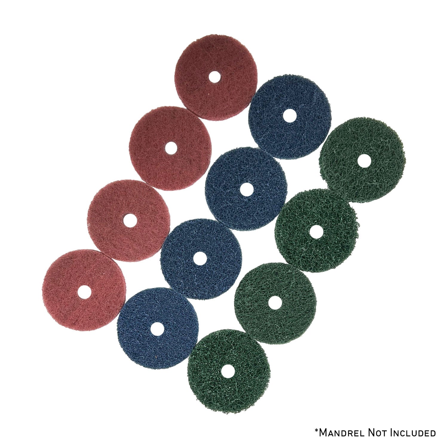 BHA Unitized Surface Prep Quick Change Discs, 3 Inch - 5 Pack (2AM - Low Density, Aluminum Oxide, Medium