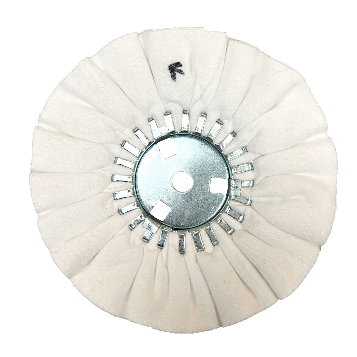 Assorted Airway Buffing Wheels designed for polishing different metals, including options for aluminum and stainless steel.