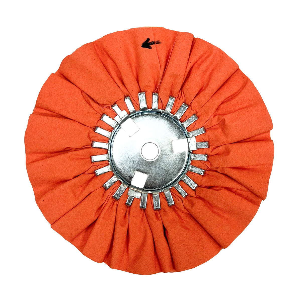Array of Airway Buffing Wheels designed for polishing various metals, showcasing different colors and sizes.