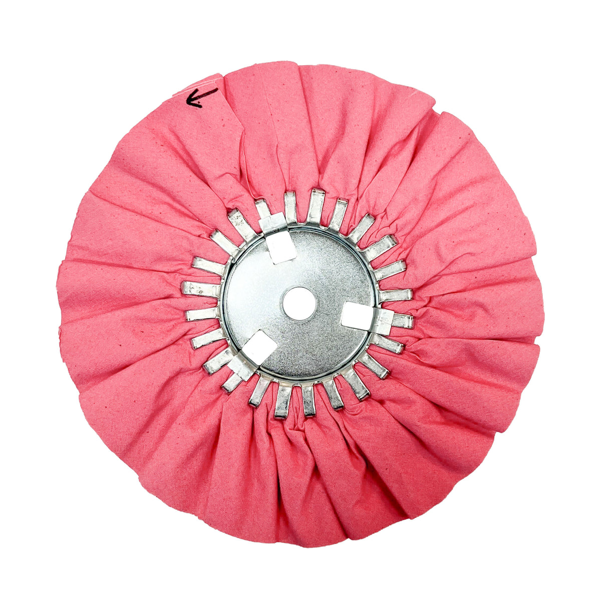 Renegade Products USA Pink Airway Buffing Wheel with Center Plate - Professional Buffing Tool for Precise Polishing and Finishing