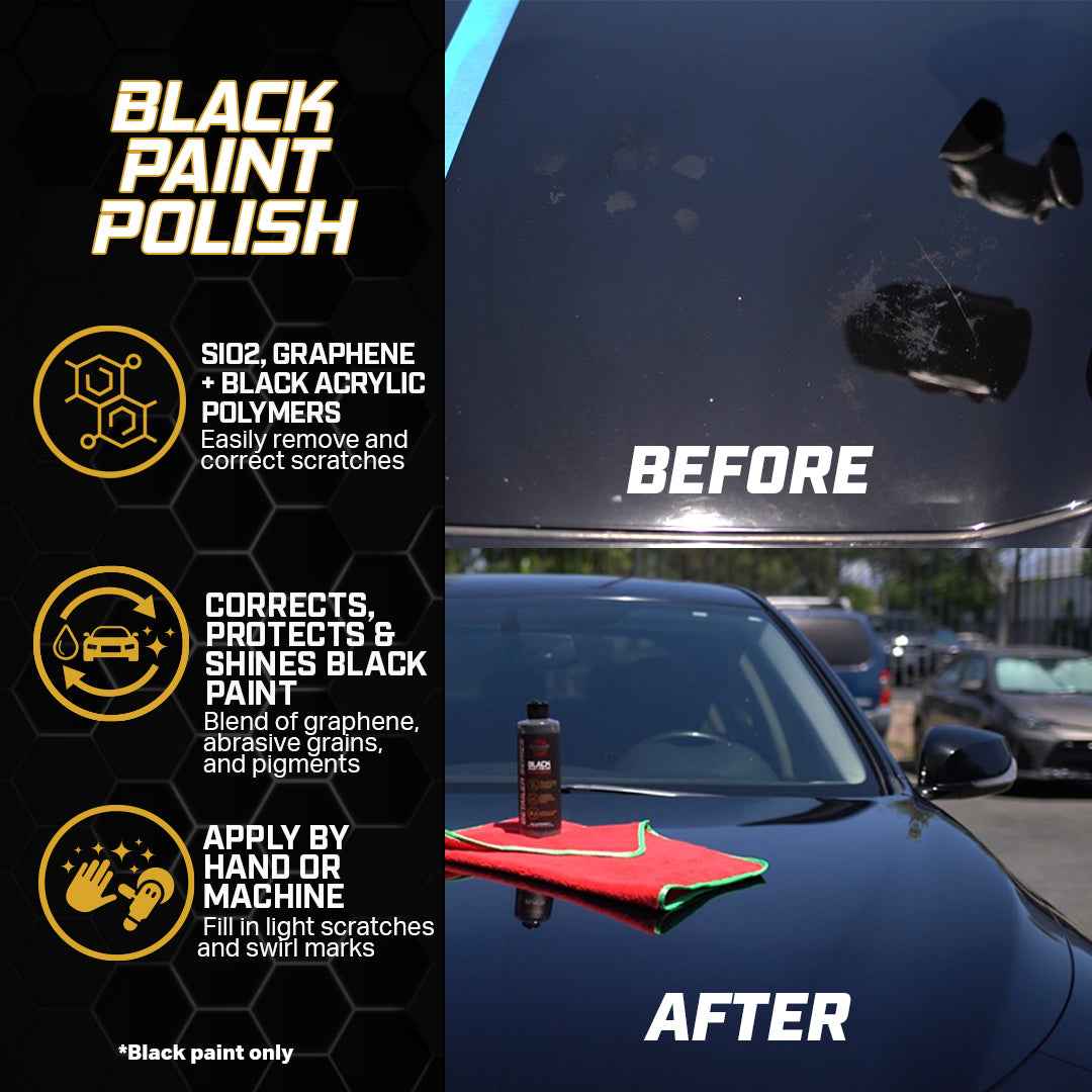 Black paint refined with Graphene + Ceramic Black Paint Polish