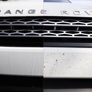 Bottle of Renegade Buzz-Off Bug Remover, effective for cleaning vehicle surfaces without damage.