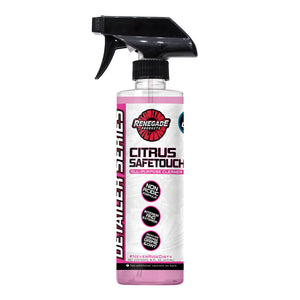 16 oz Citrus Safetouch All-Purpose Cleaner bottle, ideal for cleaning both vehicle interiors and exteriors.