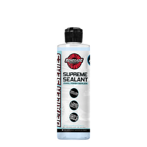 Supreme Sealant Final Finish Sealer bottle with Teflon for UV and environmental protection, providing a glass-like finish.