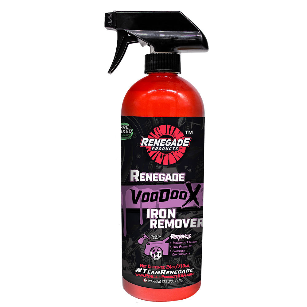Renegade Products Voodoo x Iron Remover for Auto Detailing