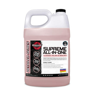 Supreme Paint Correction Polishing Compounds in four varieties for different finishes and scratch removal.