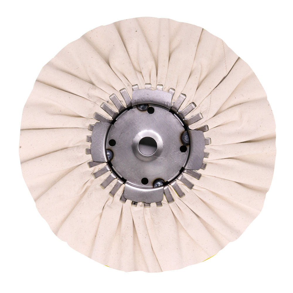 Renegade Products USA Muslin UBM Airway Buffing Wheel with Center Plate - Professional Buffing Tool for Precise Polishing and Finishing