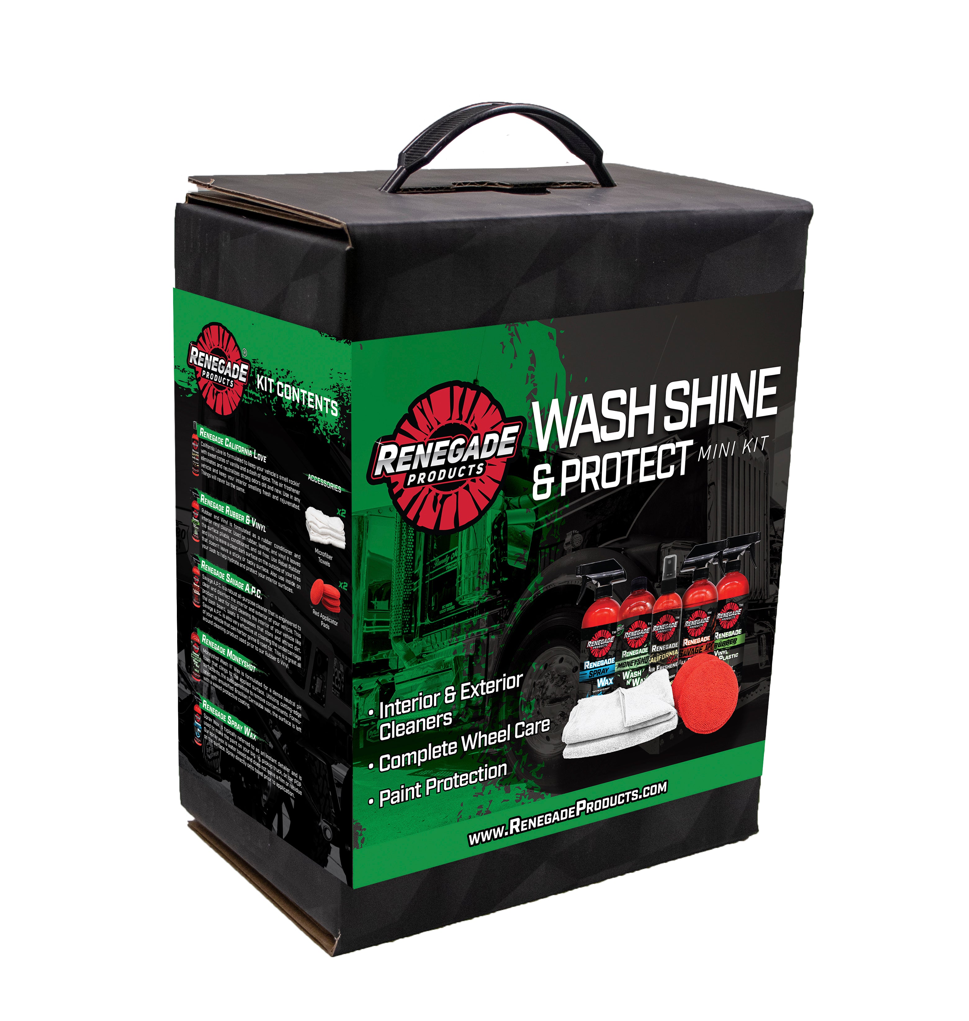 Wash, Shine, & Protect Mini Kit - Renegade Products USA