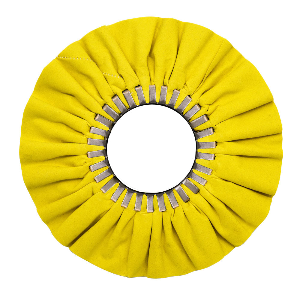 Renegade Products USA Yellow Airway Buffing Wheel - High-Quality Buffing Tool for Efficient Polishing and Finishing Tasks