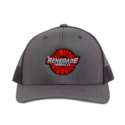 Renegade Products embroidered hat with polyester/cotton blend, snapback or clasp closure, supporting #TeamRenegade.