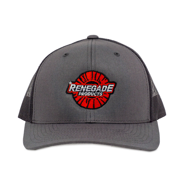Renegade Products embroidered hat with polyester/cotton blend, snapback or clasp closure, supporting #TeamRenegade.