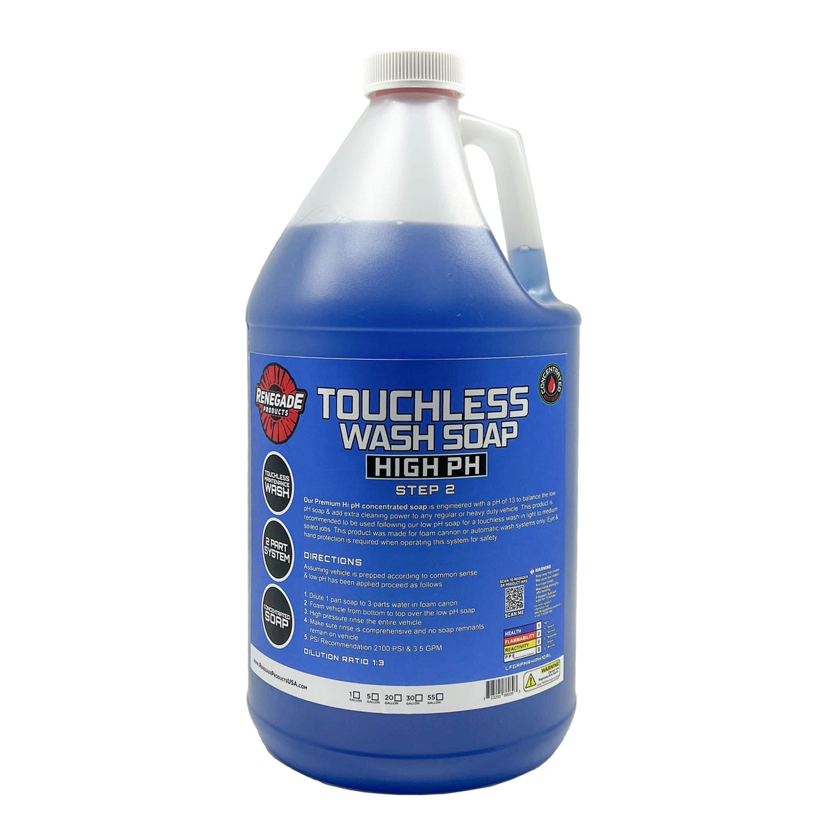  Foam Cannon Ready to Use - Touchless Car Wash Shampoo (1  Gallon, 128 oz) – No Mixing Ratio Required - Commercial Grade Auto Cleaner  – Great for Cars, Trucks, Motorcycles, Mopeds, ATVs - Wash Chems (1) :  Automotive