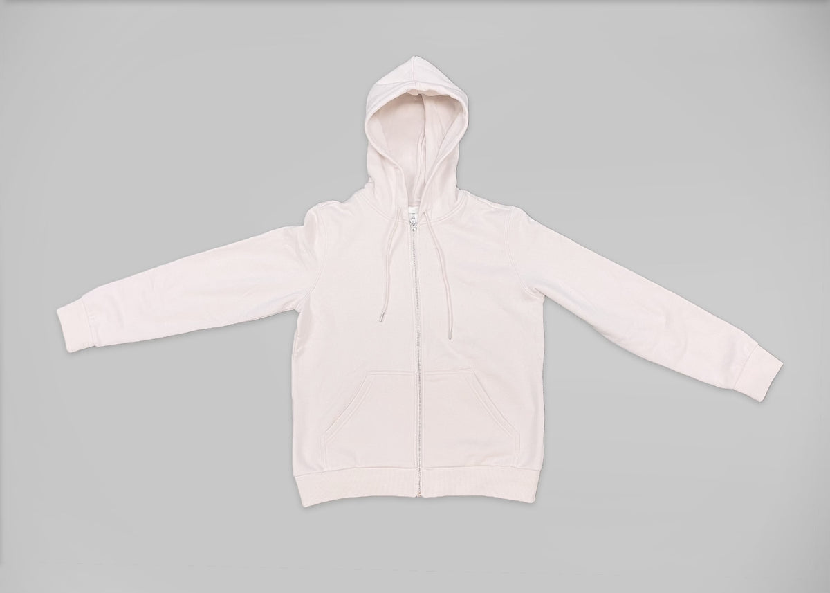 Women&#39;s Renegade Products Hoodie in Black, White, and Blush Pink with Buffing Wheel logo
