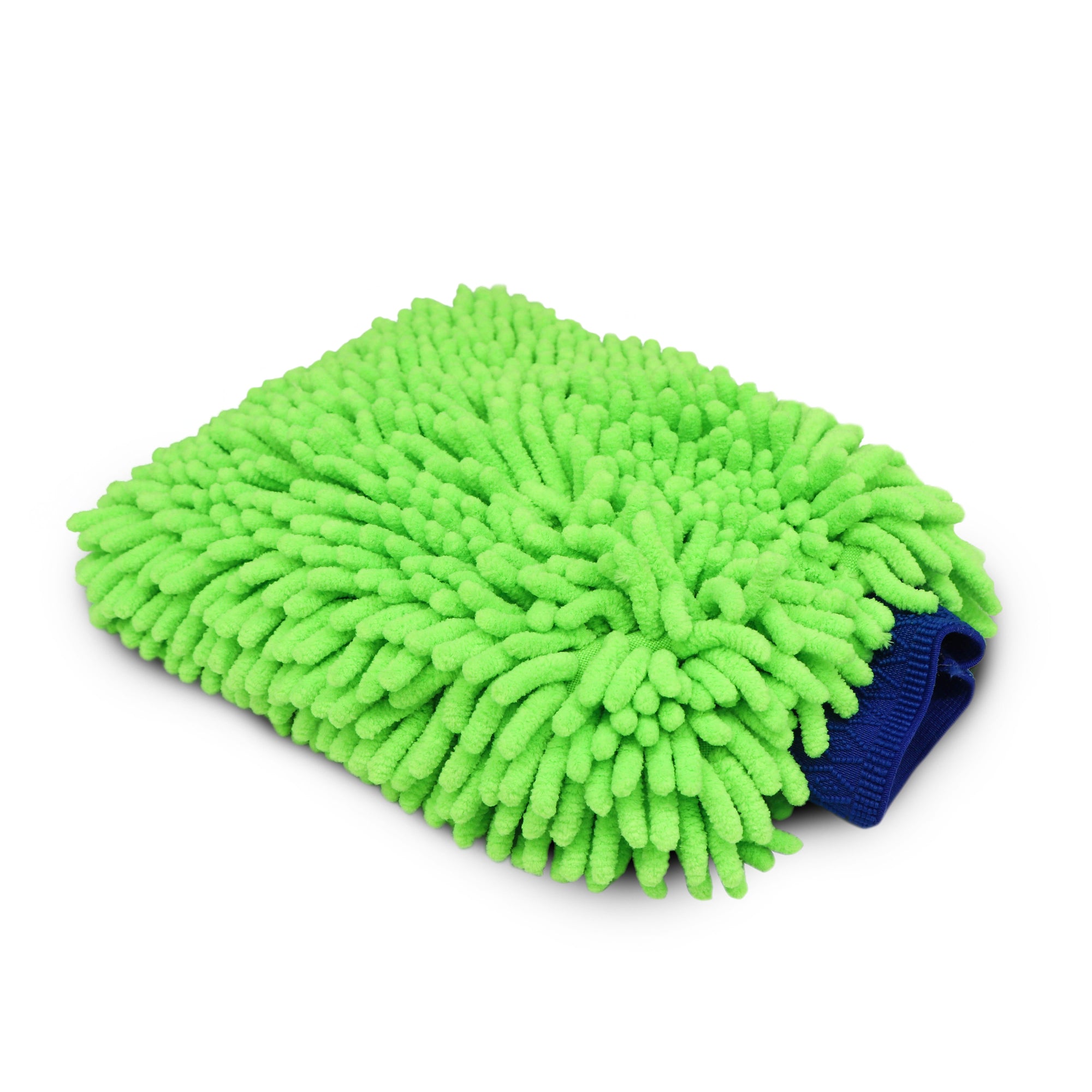 Renegade Products USA Chenille Microfiber Wash Mitt, displayed against a clean background. This plush and soft wash mitt is made of high-quality chenille microfiber, designed to gently cleanse and polish surfaces without scratching. Ideal for washing vehicles, it ensures a smooth and shiny finish, providing a touch of luxury to the car care routine.