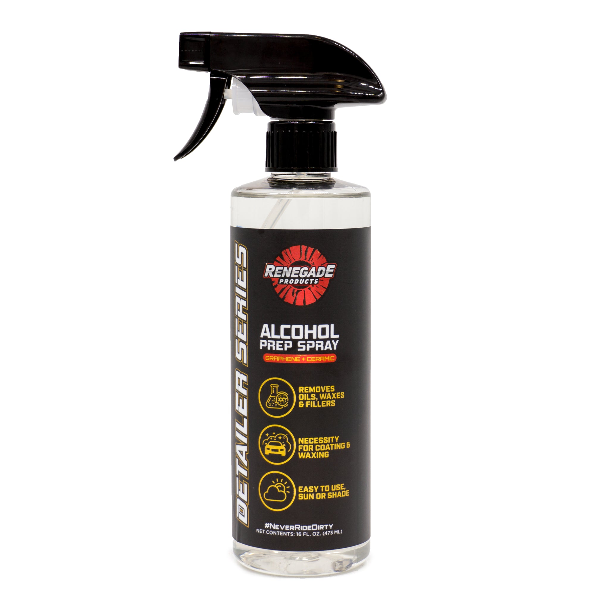 Renegade Products Graphene + Ceramic Line Alcohol Prep Spray for Detailing - High-Quality Solution for Surface Preparation and Cleaning