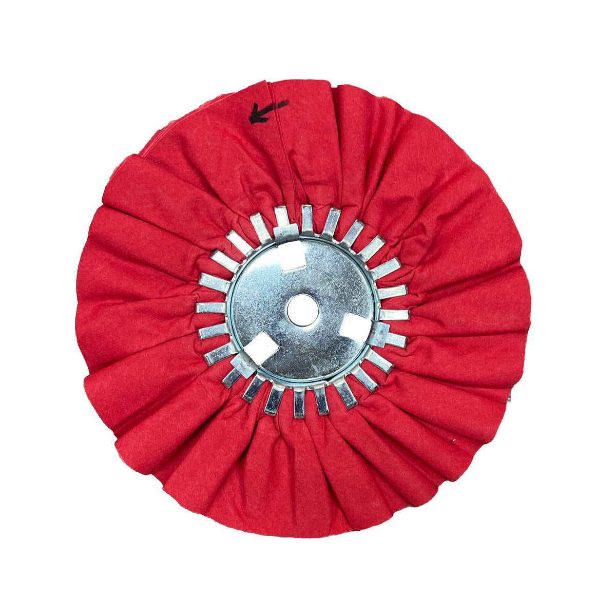 Assorted Closeout Airway Buffing Wheels in various colors and stiffness for metal polishing.