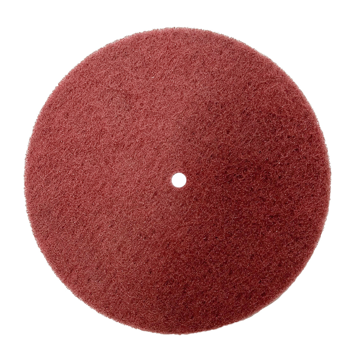 Stack of Surface Prep Buff and Blend Discs, designed for metal surface cleaning and deburring, compatible with variable speed polishers.