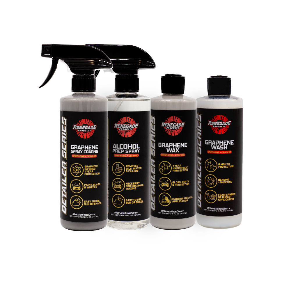 24 oz. Ultimate Hybrid Ceramic Detailer Spray + 24 oz. Foaming Wheel and  Tire Cleaner Spray Car Cleaning Kit